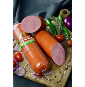 Колбаса варено-копченая  "СЕЛЬСКАЯ " | Цена указана за 100 грамм